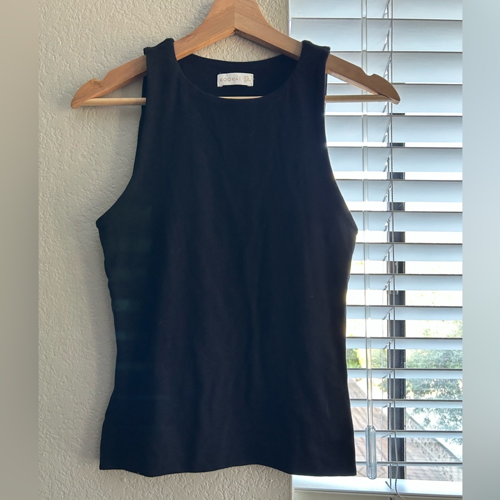 Kookai Classic Black Tank Top